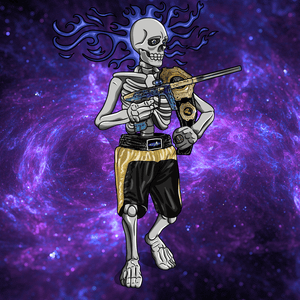 Adrenaline Skully NFT - Thanos in Champion with Wild Flame and Ring - Adrenaline