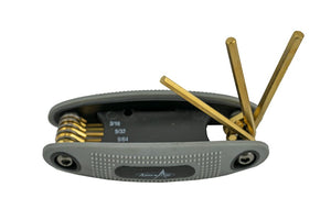 Adrenaline Titanium Nitride Folding SAE Hex Tool Set - Adrenaline